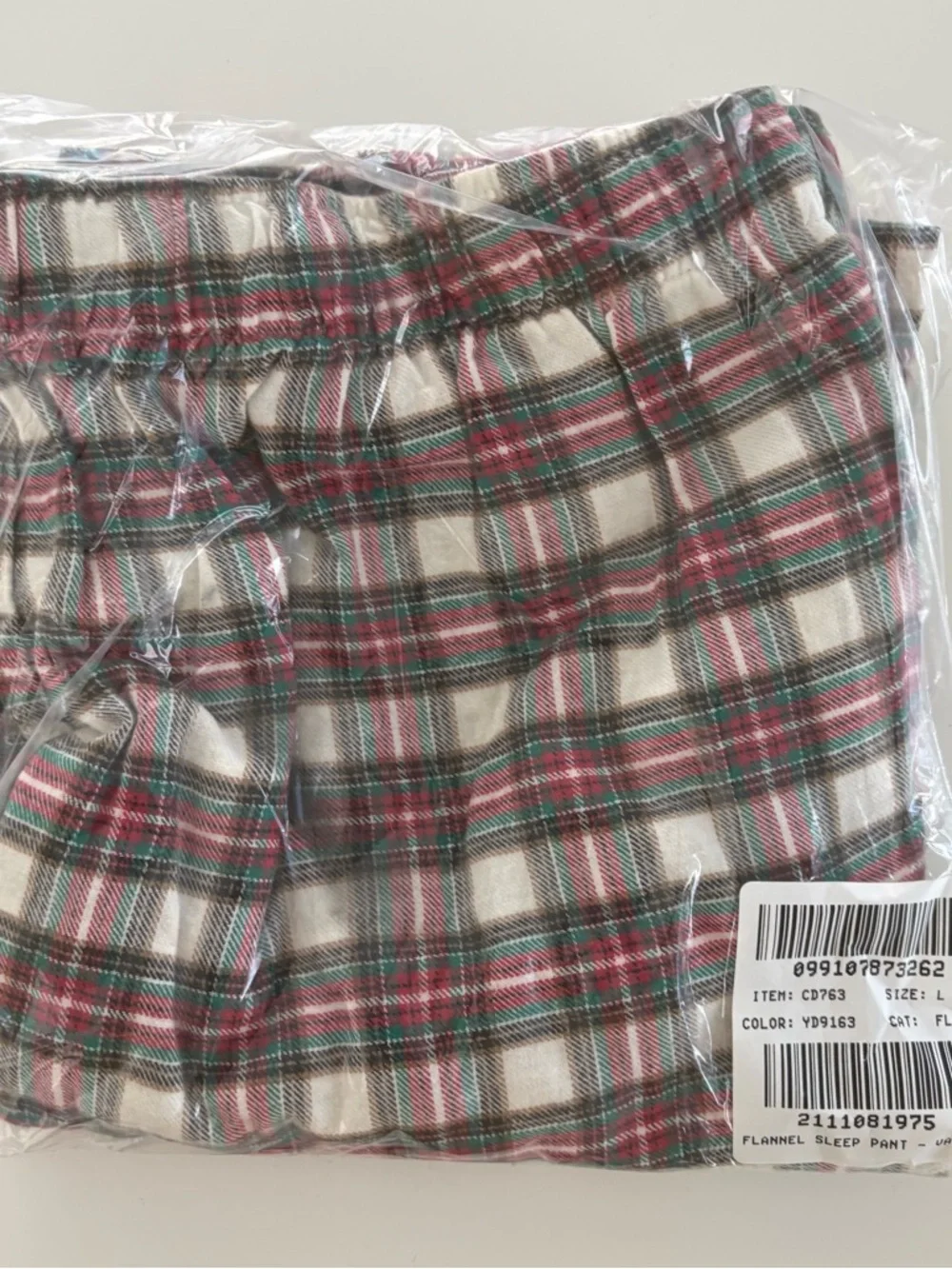 NWT J. Crew Flannel Pajama Pant Tartan